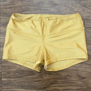 FLEO x Vull gold booty shorts *rare!*
